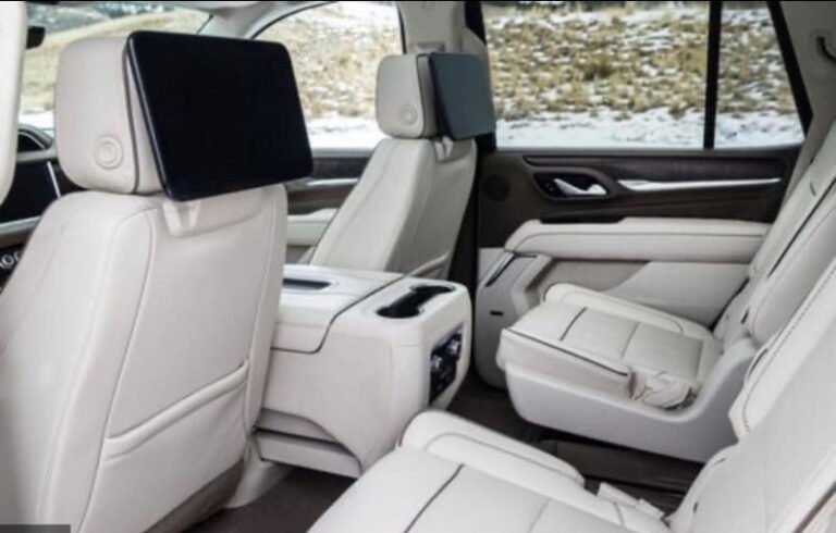 Luxury SUV interior for Teterboro private jet transfers
