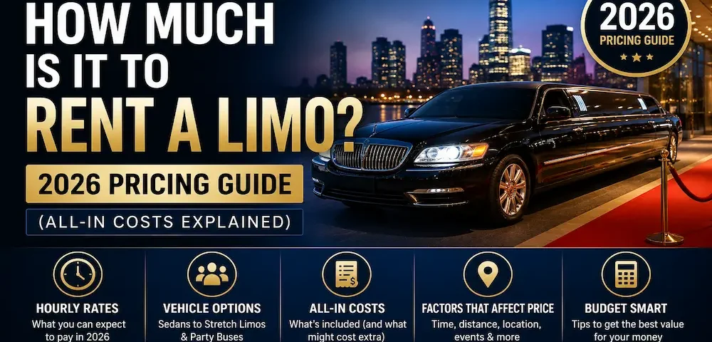 How Much Is It to Rent a Limo 2026 Pricing Guide (All-In Costs Explained)