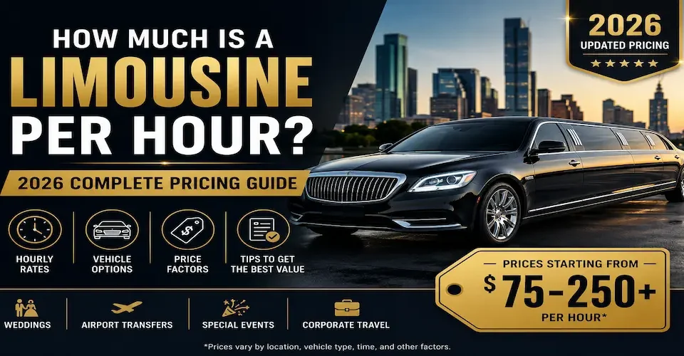How Much Is a Limousine Per Hour 2026 Complete Pricing Guide