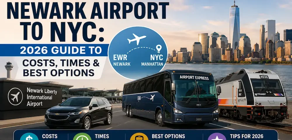 How to Get From Newark Airport to NYC 2026 Guide to Costs, Times & Best Options