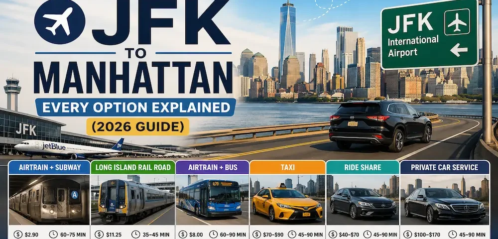 How to Get from JFK to Manhattan Every Option Explained (2026 Guide)