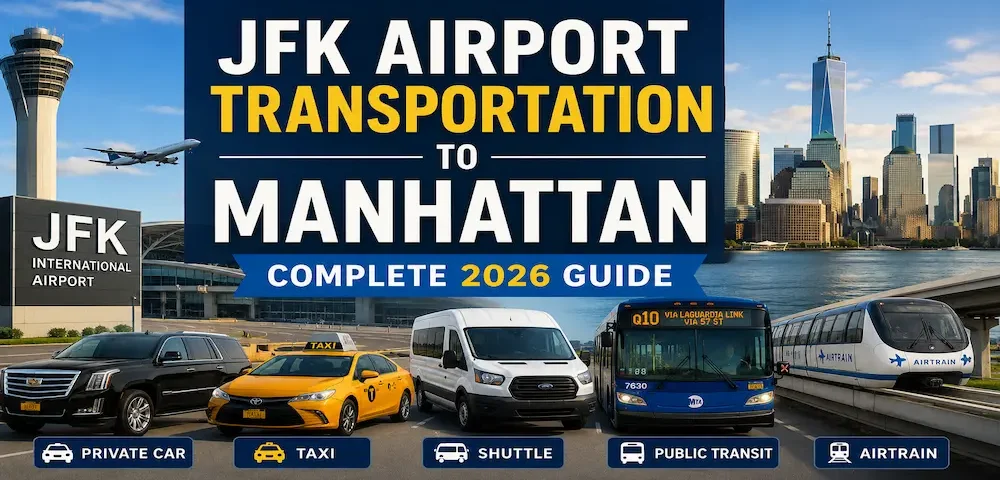 JFK Airport Transportation to Manhattan Complete 2026 Guide
