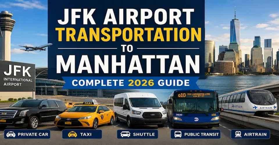 JFK Airport Transportation to Manhattan Complete 2026 Guide