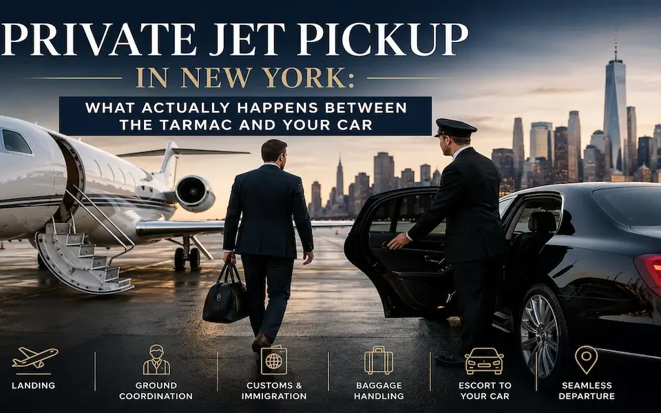 Private Jet Pickup in New York