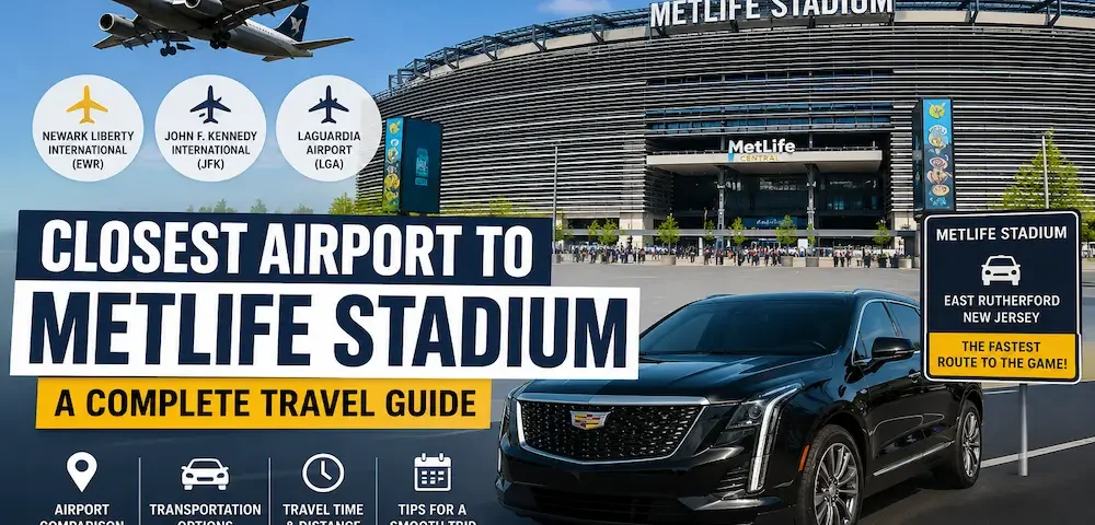 Closest Airport to MetLife Stadium