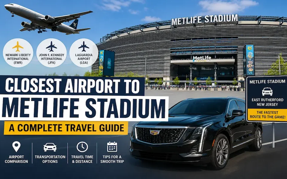Closest Airport to MetLife Stadium