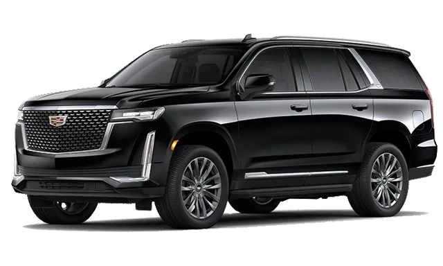 Black Cadillac Escalade SUV chauffeur service NYC - All Comfort Limousine